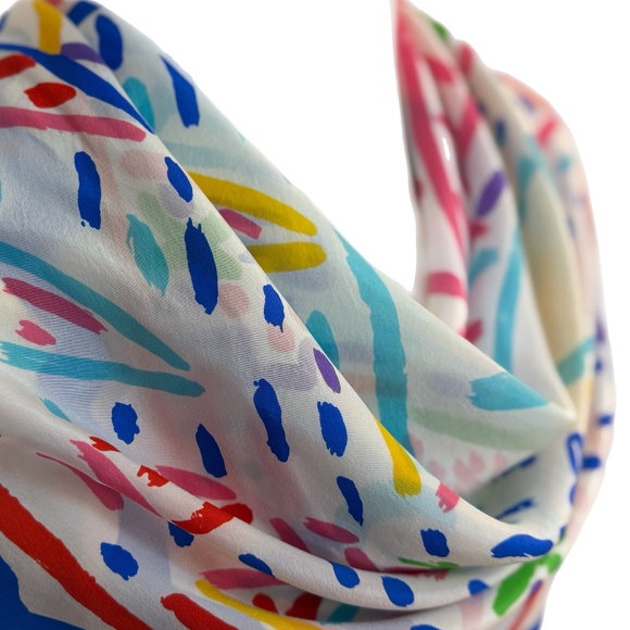 Ken Done 1985 100% Silk Scarf 🇦🇺 🇯🇵| Sydney Harbour Opera House Print - Picture 3 of 10